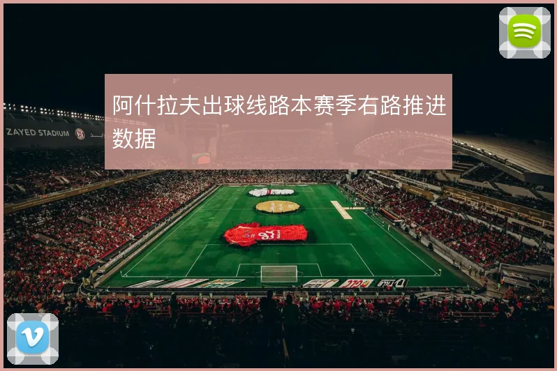 阿什拉夫出球线路本赛季右路推进数据